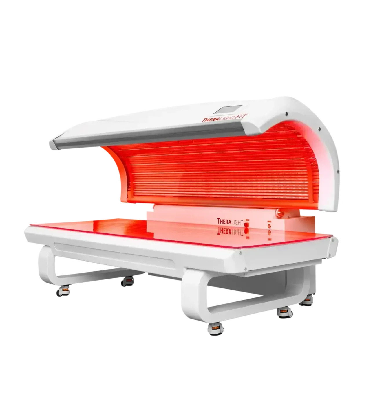 Medical device with a screen, nozzle, and tube, likely for medical procedures.