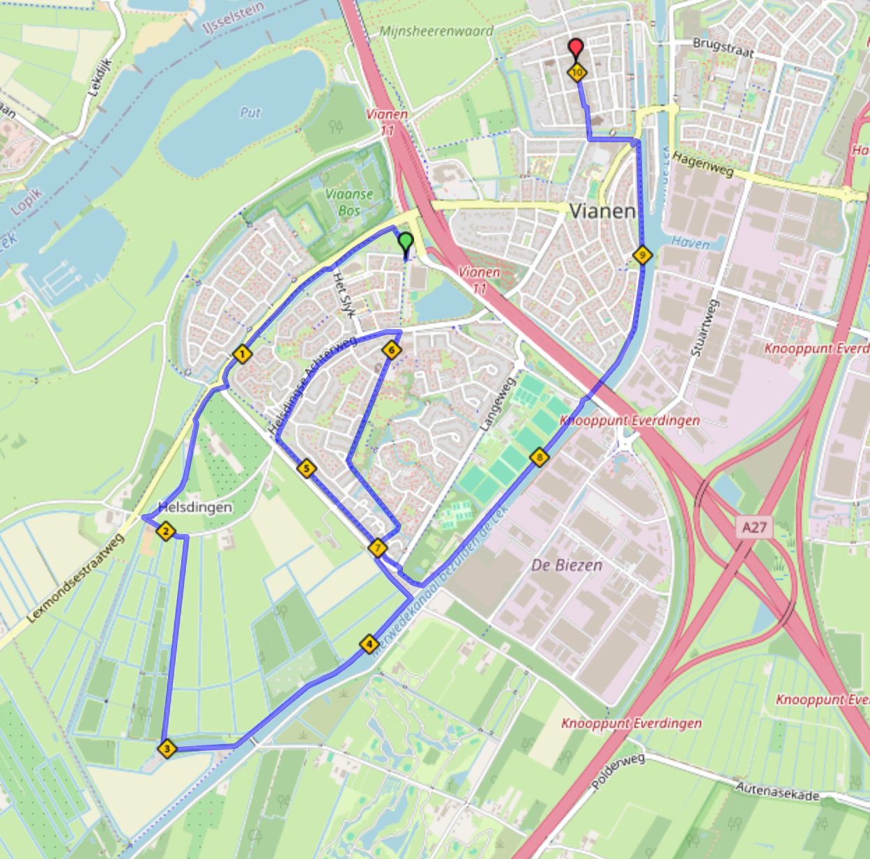 Hardlopen 10 km Dichtbij Vrijstad Vianen Loop