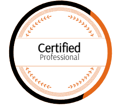 Round badge with