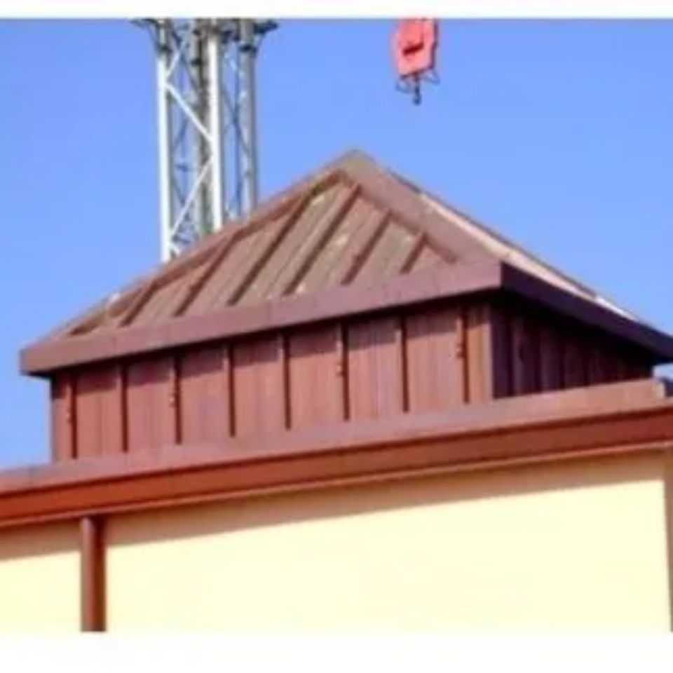 copertura metallica su un attico