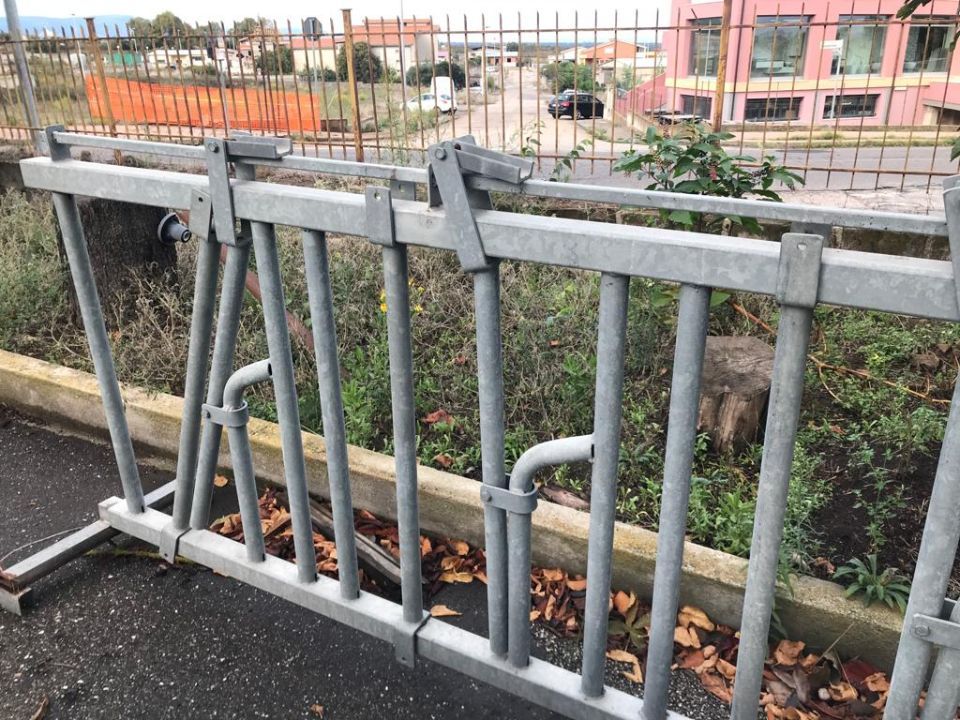 pannello metallico per separazione ovini