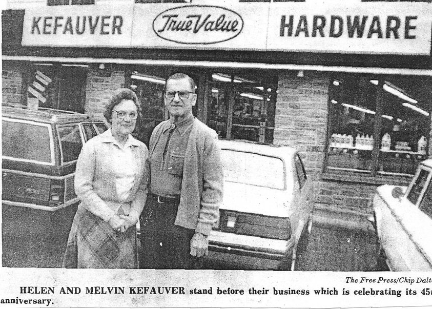 Kefauver Lumber True Value 1970s newspaper