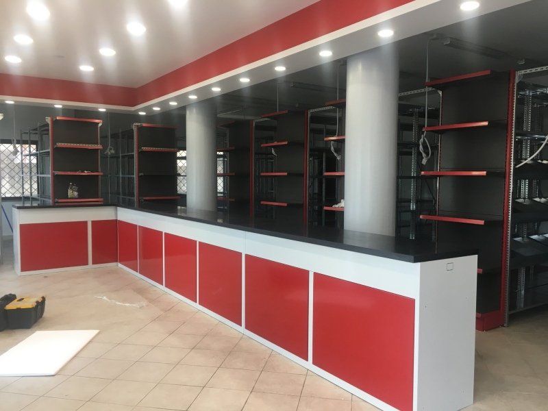 scaffalature con luci