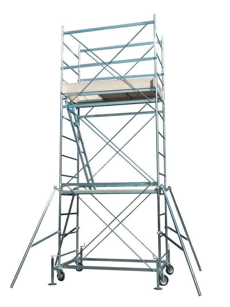 ponteggio con stampelle