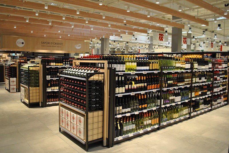 scaffale settore food