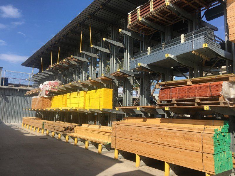 Scaffalature industriali ad Avellino e in Campania all'aperto