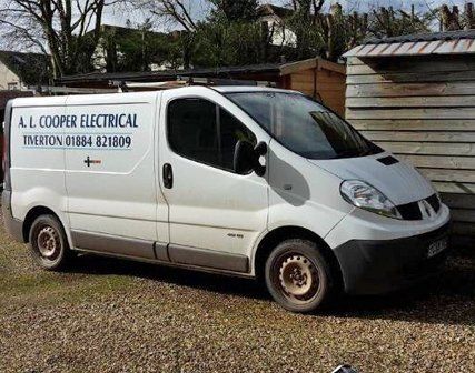 Cooper Electrical company van 