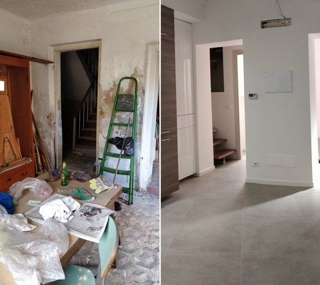 ristrutturazione e pavimentazione