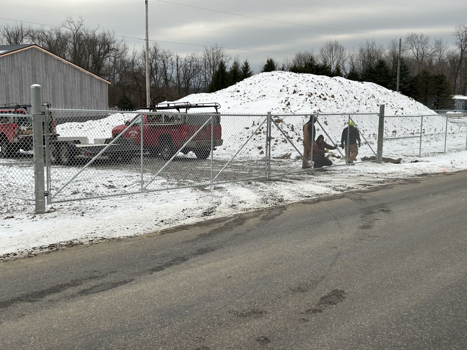 Colonial style home with a pool
