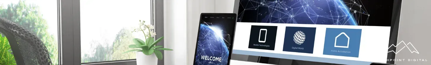 A close up of a person using a tablet computer.