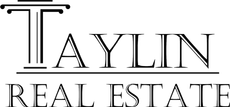 Taylin Real Estate logo in black text with a stylized T icon