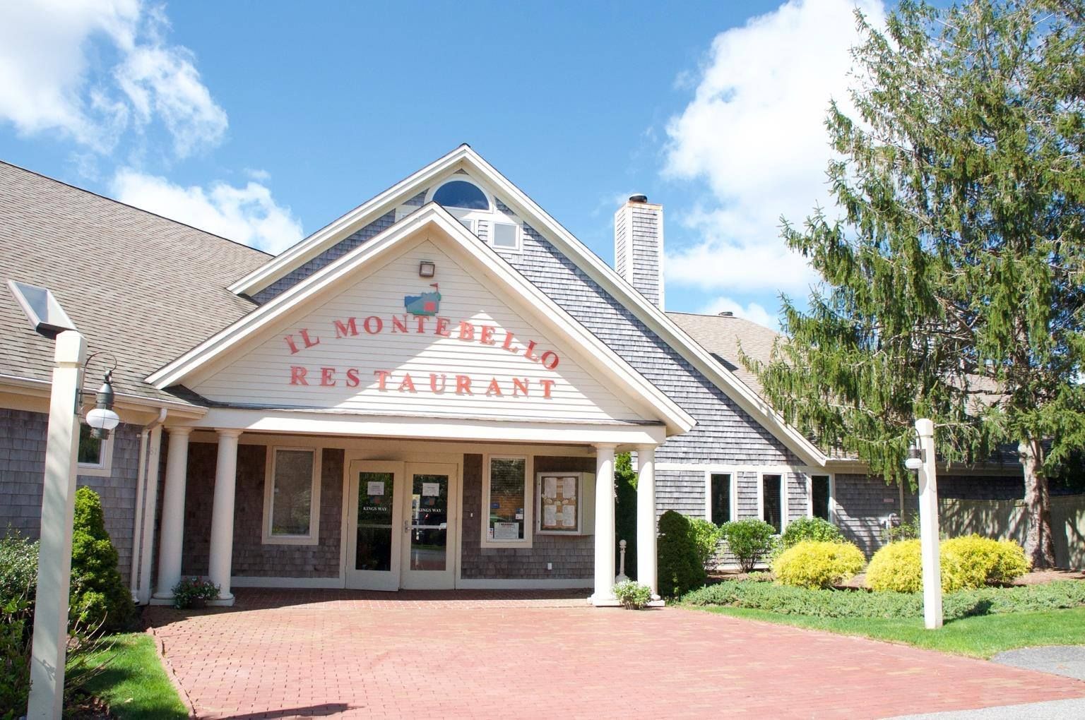 The front of a restaurant called il montebello