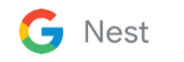 A google nest logo on a white background