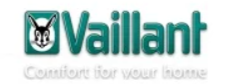 A vaillant logo with a cat on it