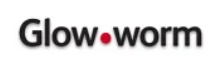 The glow worm logo is black and red on a white background.
