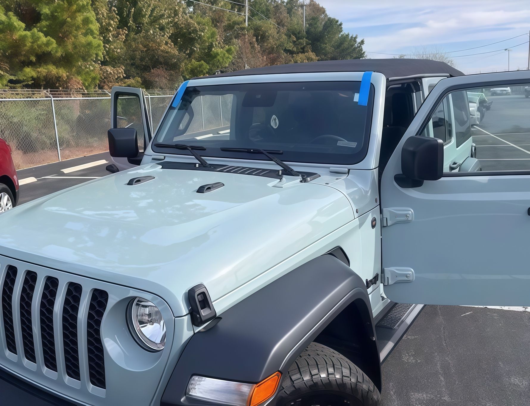 Jeep Wrangler auto glass repair near Conway, SC