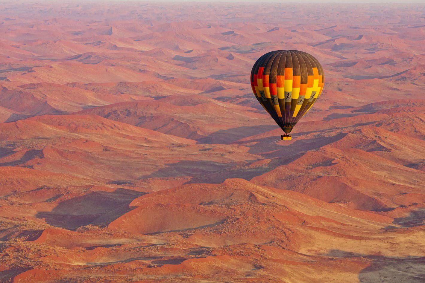 Hot Air Balloon over Sossusvlei