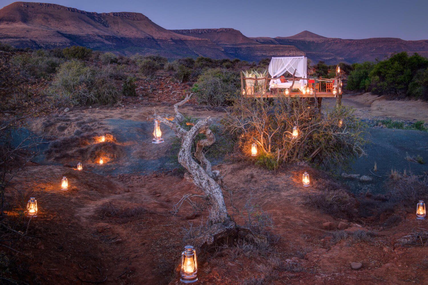 Relax in your star bed 5* Karoo safari
