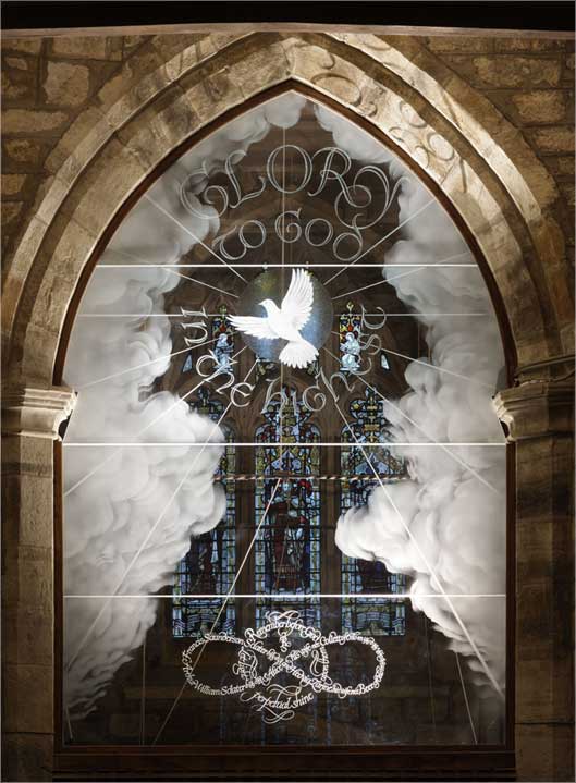 St Mary's Church Newick Architectural Glass Sally Scott Retrospective