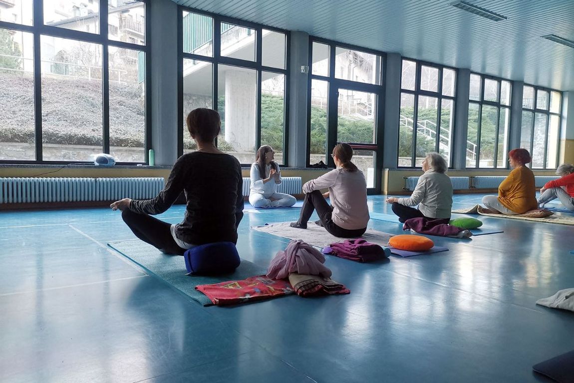 allievi della classe yoga