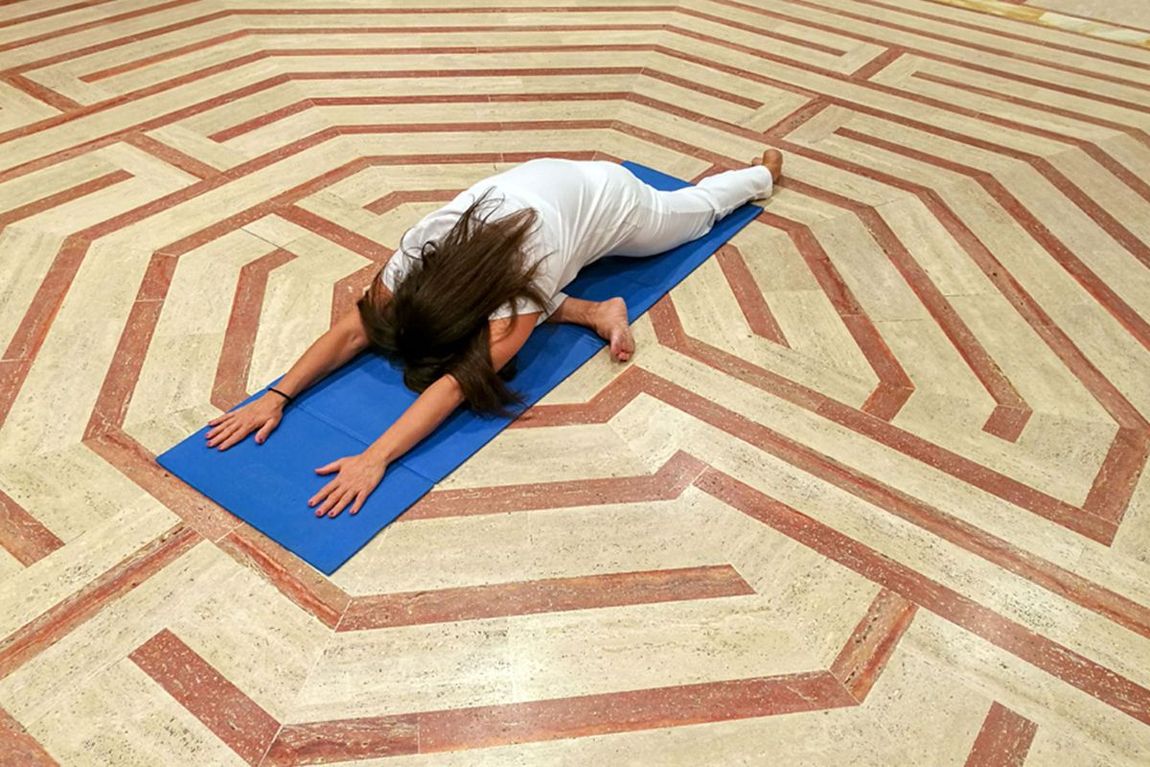 sessione di yoga