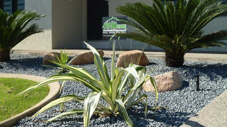 Landscaped Pebbles in Garden — Landscaping in Palmerston, NT