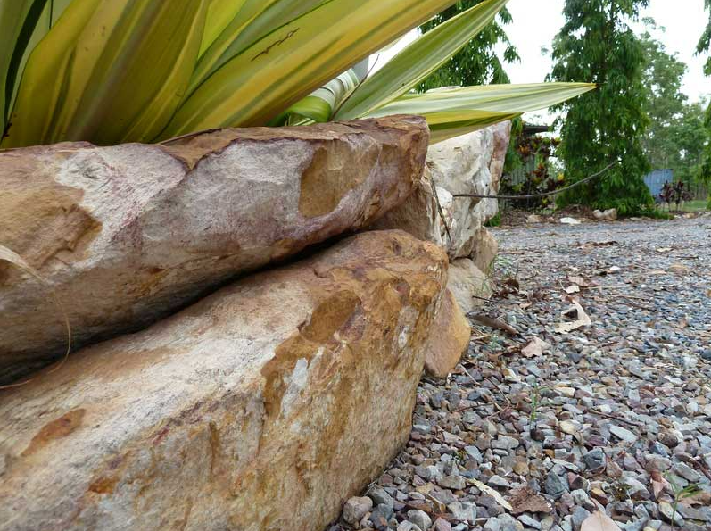 Rocks in Garden — Landscaping in Palmerston, NT