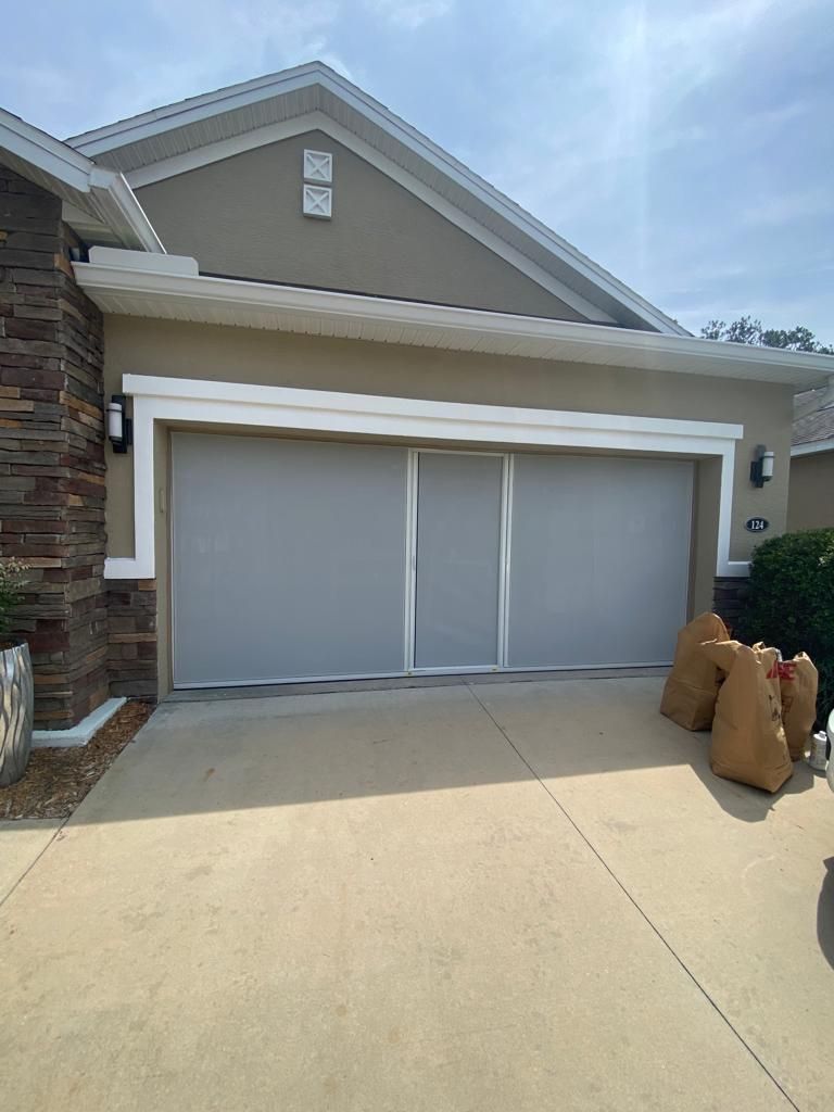 Lifestyle Screen Garage Door Installed in Jacksonville FL