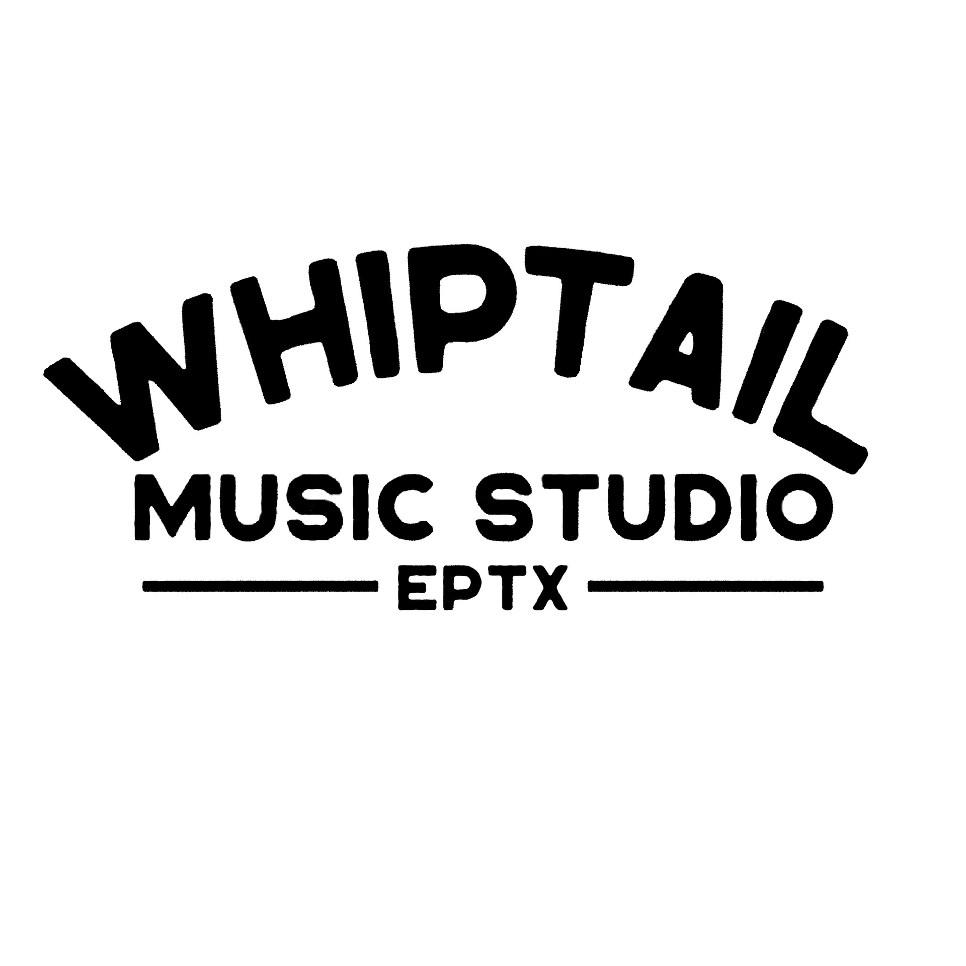 Whiptail Music Studio logo in El Paso, TX.