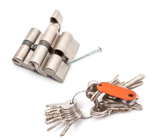 Cylinders on white - Security Safe & Lock Inc in Bellevue, WA
