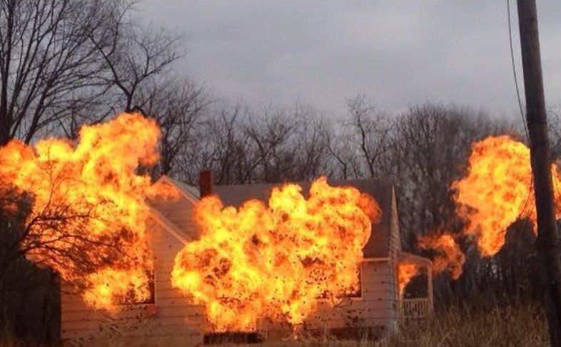 Burning House — Louisiana — DA Exterminating