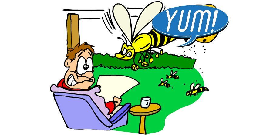 Bee Sting Illustration — Louisiana — DA Exterminating