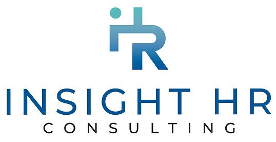 Blue logo with "iR" initials, "Insight HR Consulting" text.