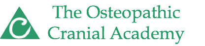 A logo for the osteopathic cranial academy