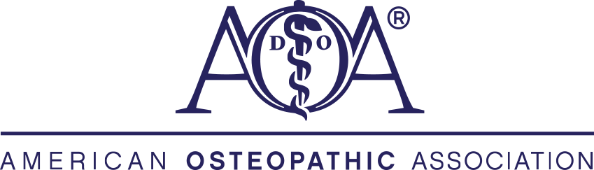 The logo for the american osteopathic association