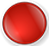 Red, glossy, round button.