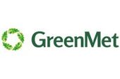 The GreenMet logo, featuring a circular emblem of green leaves next to the company name in dark green text.