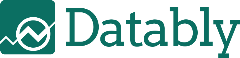 Datably logo with a white line chart inside a green rounded square and the word &ldquo;Datably&rdquo; in green text