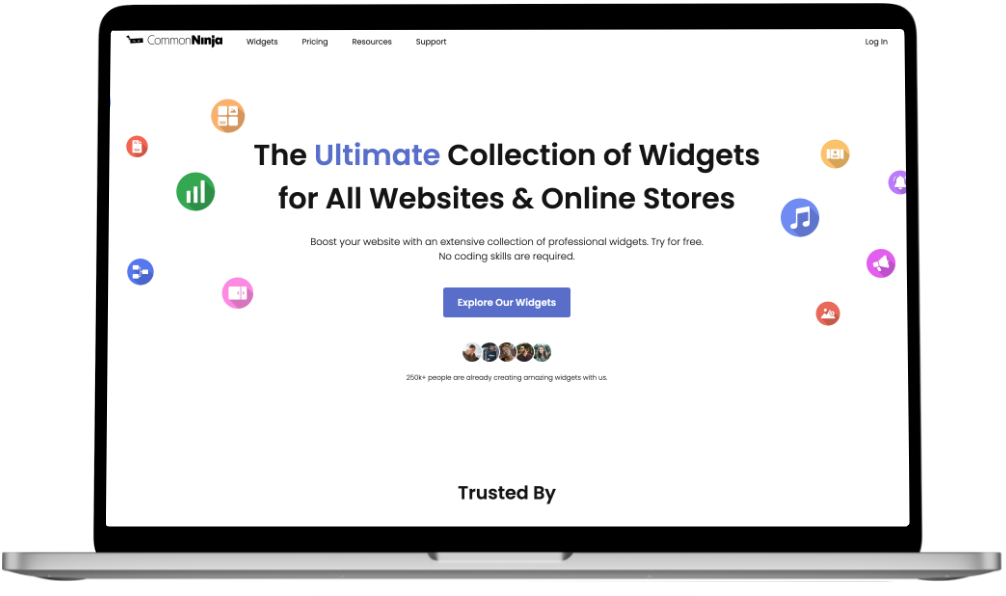 The ultimate collection of widgets for all websites and online stores