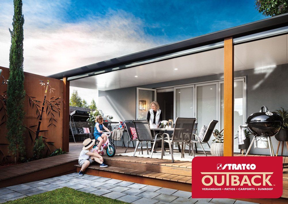 Kids Playing in Verandah — Geelong, VIC — Absolute Patios