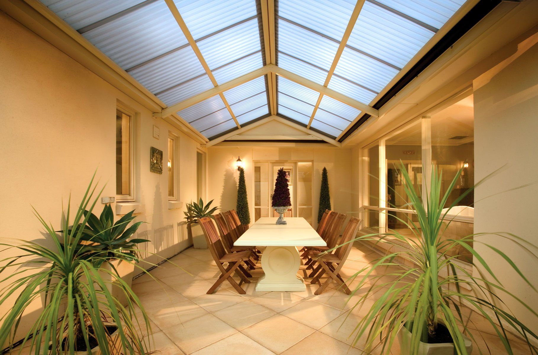 Patio Dinning Setup — Geelong, VIC — Absolute Patios