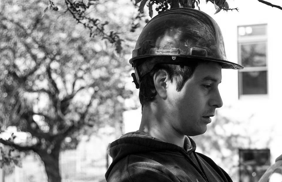 Construction Worker with Hardhat, MaineWorks