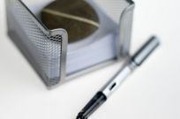 pencil with notepad