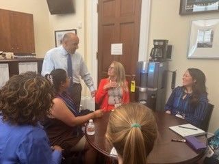 Meeting with US Representative Jimmy Panetta of California’s 19th Congressional District about issues affecting women in business
