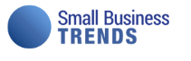 Logo of Small Business Trends with a blue sphere.