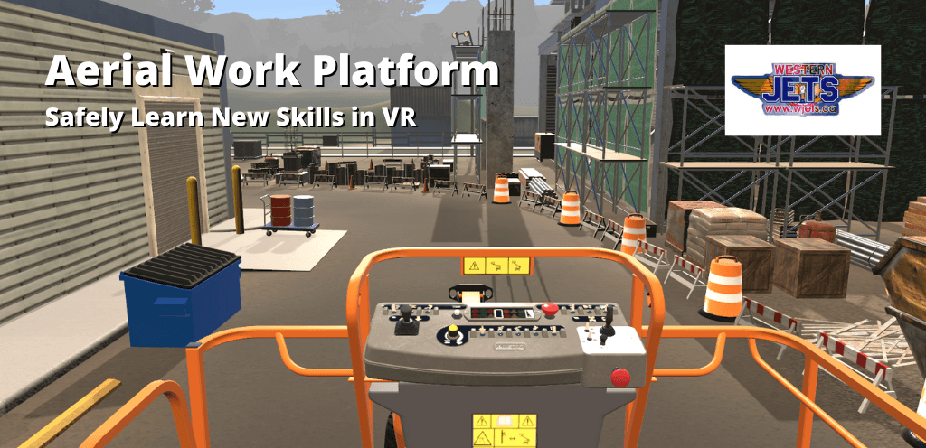 A screenshot of a video game called aerial work platform.