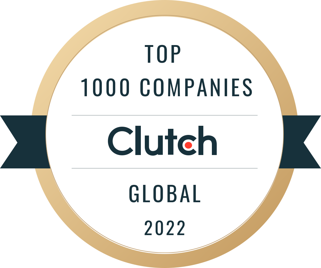 Clutch Global Award 2022 for Top companies in XR