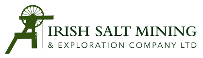The logo for irish salt mining and exploration company ltd