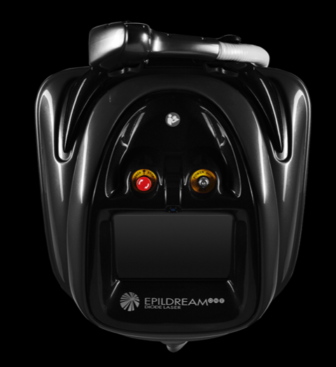 parte frontale del macchinario per la depilazione definitiva