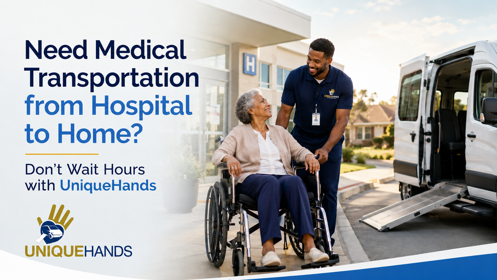Hospital-to-home medical transportation for wheelchair, stretcher, and ambulatory patients in Northern Virginia